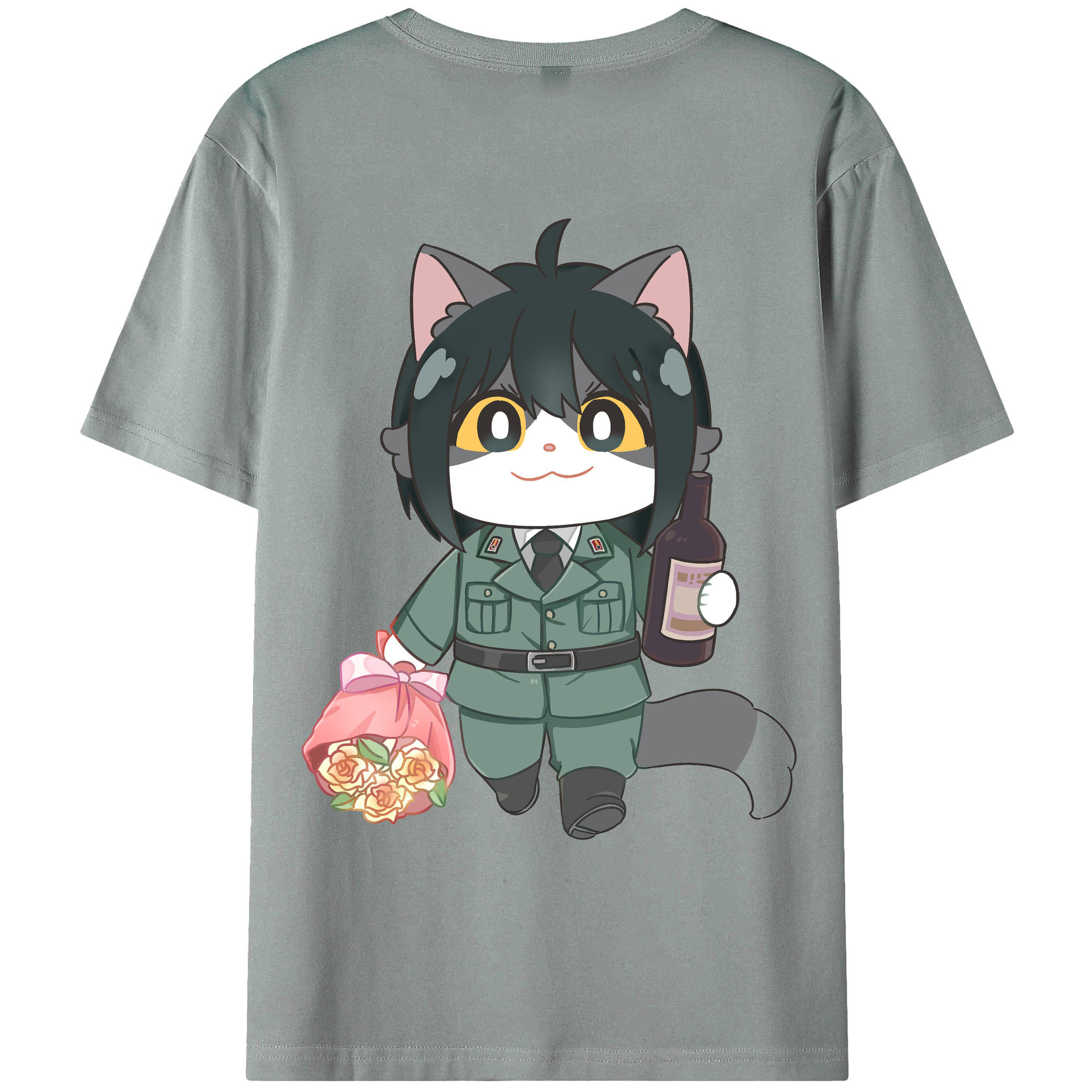 （画像用） SPY×FAMILY间谍家家酒 綿100％ メンズ半袖Tシャツ（バックプリント） 通気性